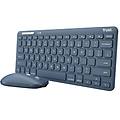 lyra tastiera e mouse incluso rf senza fili bluetooth qwerty italiano blu