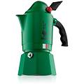 cafetera moka moka break alpina 3 tazze alluminio verde