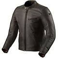 giubbotto moto pelle custom rev'it rino marrone taglia 58