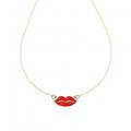 collana labbra kiss oro giallo 18 kt gl101516