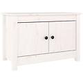 - scarpiera bianca 70x38x45 5 cm in legno massello di pino