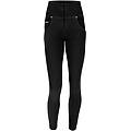 pantaloni push up wr. up 7/8 superskinny in tessuto navetta nero donna extra small
