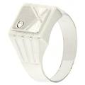 anello uomo oro bianco gl100191