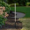 lampione a led neano 80 cm nero metallo ip65