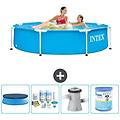 - piscina fuori terra in giro 244x51 cm blu include accessori coordinati a1409