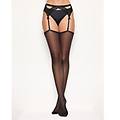 collant con reggicalze sganciabile malice / nero / 3/4-m/l nero