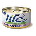life cat natural kitten 85 gr tonno confezione da 24 pezzi cibo umido per gatti 1&deg; ordine?