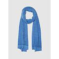 - sciarpa in alpaca e lana blu donna blu bluette taglia one size