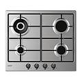 Candy Piano Cottura Chw6br4wtx A Gas 4 Fuochi Gas Colore Inox