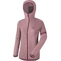 vertical wind giacca trail running con cappuccio donna pink/dark red i40 d34