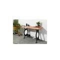 tavolino da consolle in legno di legno riciclato 120x40x76 legno riciclato laccato industrial #36