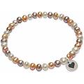 bracciale di perle donna argento 925 gioiello yel303-s3