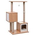 - albero per gatti con tappeto tiragraffi in sisal 104 cm