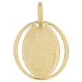 ciondolo unisex oro giallo angelo gl100535