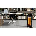 olimpia stufa radiante carbonio 600-1100w carbon black