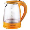 bollitore mr-064 arancione trasparente vetro 2000 w 1 7 l