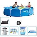 - piscina fuori terra in giro 305x76 cm blu include accessori coordinati a1679