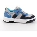 sneakers gore-tex da bambino grigio e blu con strap taglia 31