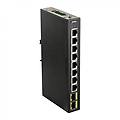 switch industriale dis-100g-10s 8 porte gigabit 2 sfp senza ventola din ip40