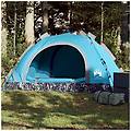 - tenda da campeggio 2 persone blu a rilascio rapido