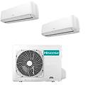 climatizzatore inverter hi comfort wi-fi dual split 7000+7000 btu 3amw52u4rja r-32 a++