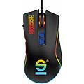 mouse da gioco rgb cablato sparco line 7200dpi nero