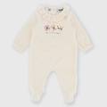 tutina in ciniglia da neonata rosa taglia 1m