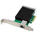 scheda di rete levelone gnc-0210 interna cablata pci express 10gbps verde