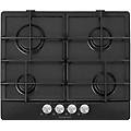 piano cottura 4 fuochi l 58. 5 cm primus 60 avg stp64h51 grigio antracite griglie in ghisa