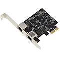 pcie 2. 5 lan dual gigabit ethernet 10 100 1000 2500 1g 2. 5g 2 porte rj45. con chipset realtek