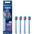 oral-b testine di ricambio pro 3d bianco 4 pezzi