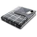 relax suave manta elettrica 150 x 95 cm 150w grigio/bianco