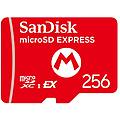 scheda micro sd express sandisk da 256 gb per switch 2