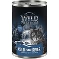 adult 6 x 400 g senza cereali umido per gatto cold river merluzzo & pollo