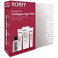 discovery kit collagen age filler cofanetto regalo soluzione esfoliante + siero viso + crema viso +