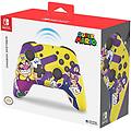gamepad wireless horipad wario e waluigi nintendo switch giallo violetto