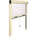 zanzariera avvolgibile verticale per finestra bianca alluminio 80x170 cm riducibile