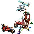 battaglia alla casa sull'albero con veicolo ninja set ninjago 71857