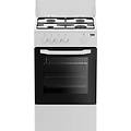 cucina csg42009dw (lxdxa) 50x50x85 bianca forno a gas + grill piano cottura a gas 4 zone coperchio