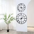 orologio analogico classico cm 5 l x 80 p x 80 hdi coloreantracite antracite 80 x 80 x 5 cm