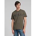 t-shirt in jersey con logo stampato