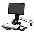 supporto a parete ergonomico professionale per monitor e tastiera regolabile estensibile in