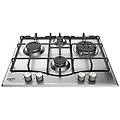 piano cottura a gas 4 fuochi pcn 641 t / ix / ha colore inox
