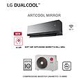 condizionatore mono split artcool mirror ai air nero wifi 9000 btu inverter a+++ r32 aa09sp. ns1