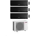 climatizzatore trial split kirigamine zen msz-ef nero 9+9+15 con mxz-3f68vf inverter r32 wifi classe