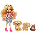 - set enchantimals la famiglia golden retriever di gerika oro