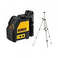 dw088ktri-xj livella laser linea verticale e orizzontale raggio rosso + treppiede in alluminio