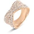 anello fantasia lady phantasya acciaio rosato e cristalli collezione lady phantasya misura 52 rosa