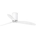 ventilatore da soffitto mini tube fan con telecomando 32w bianco lucido/trasparente