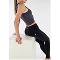 pantaloni push up wr. up skinny in jersey-denim ecologico jeans nero-cuciture in tono donna extra